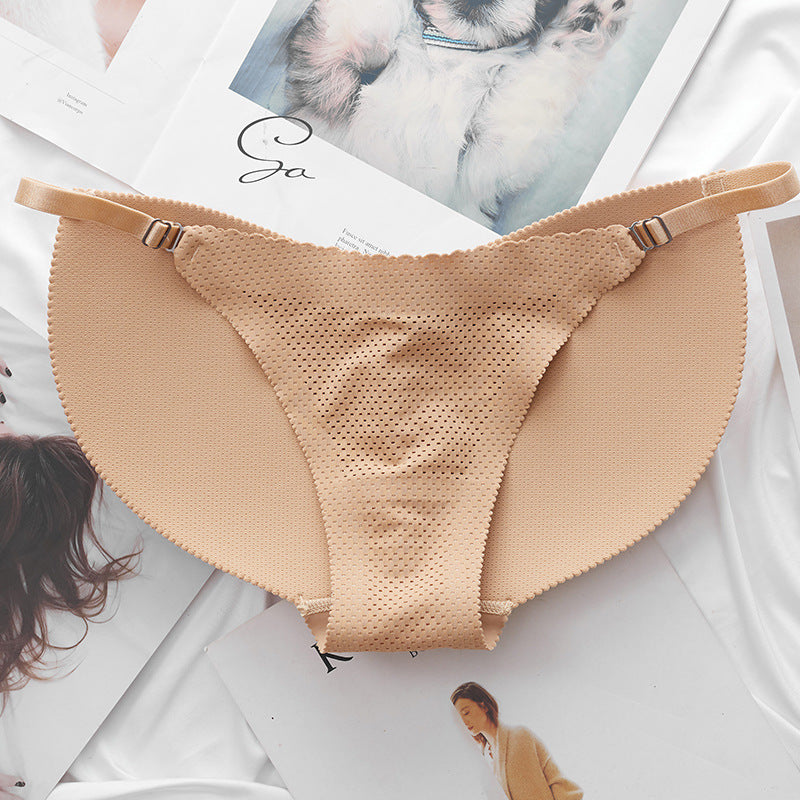Low Waist One Piece T-shaped Padded Panties