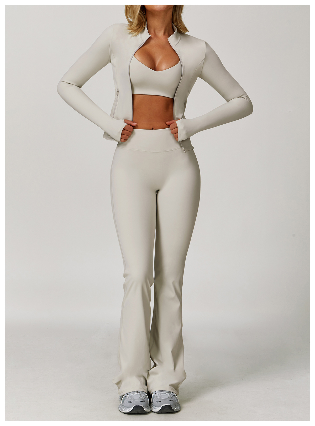 Brushed Sculpt Quick-Dry Yoga Suit