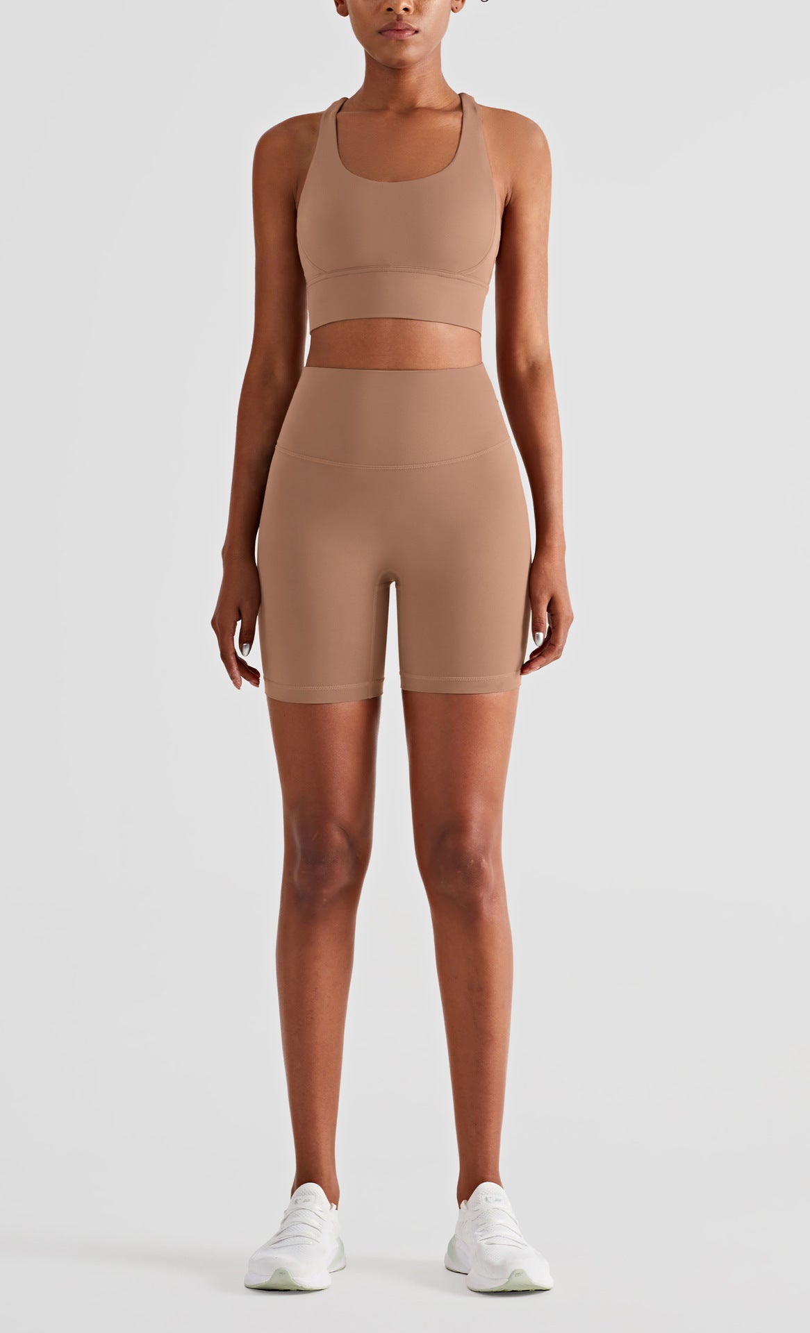 Slim Three-Point Hip Lift Shorts – High-Waist Tummy Control Activewear