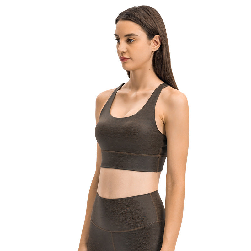 Women's Bronzing Nude Sports Bra