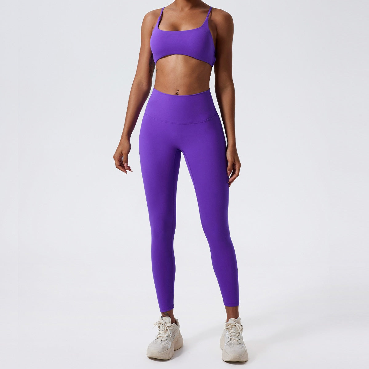 Nude Feel Yoga Suit Beauty Back Breathable Underwear Tight And Quick-drying