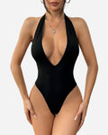 Women’s Sexy Halter Backless Bodysuit