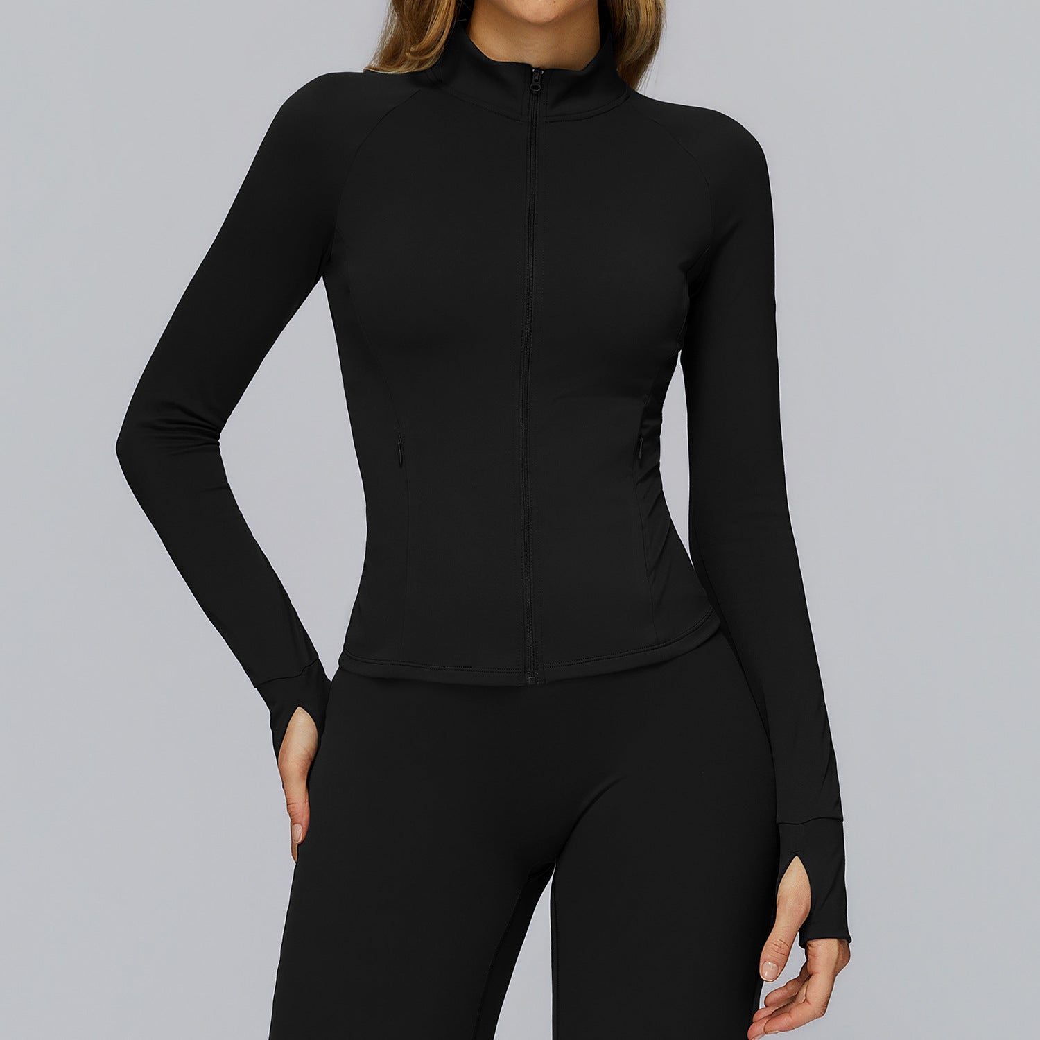 Brushed Zip Yoga Jacket