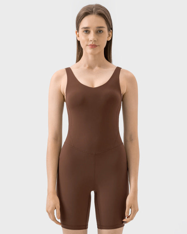 Women's Pure Color Slimfit Bodysuit