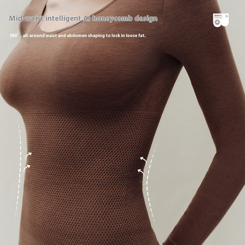 Thermal Suit Female Wool Autumn And Winter Thickening