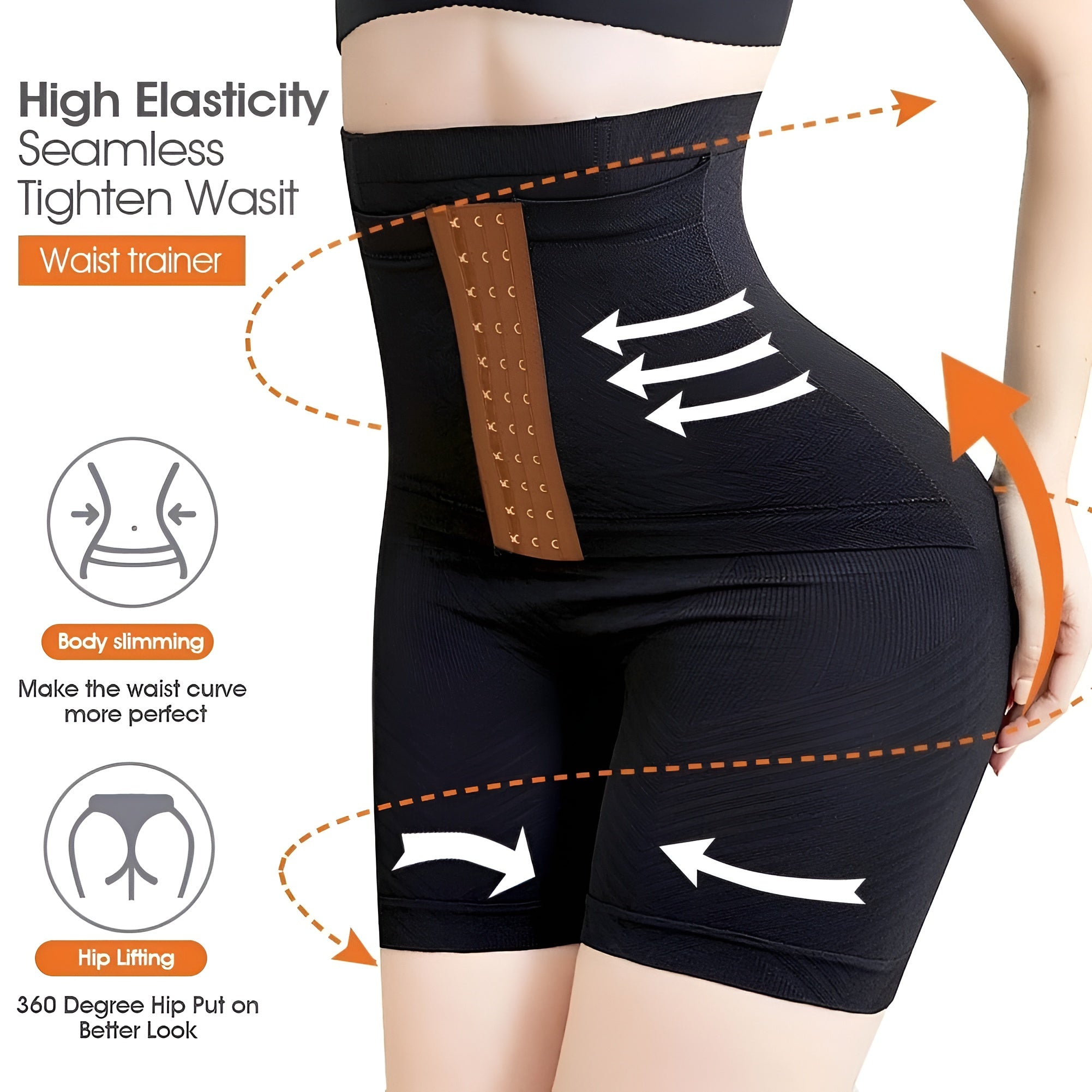 Women's Hip Raise Shaping Pants – Breasted Body Shaper Tummy Control