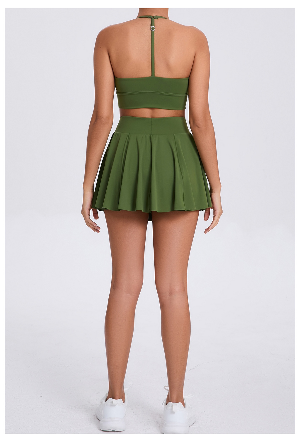 Breathable Bra & Skirt Tennis Set