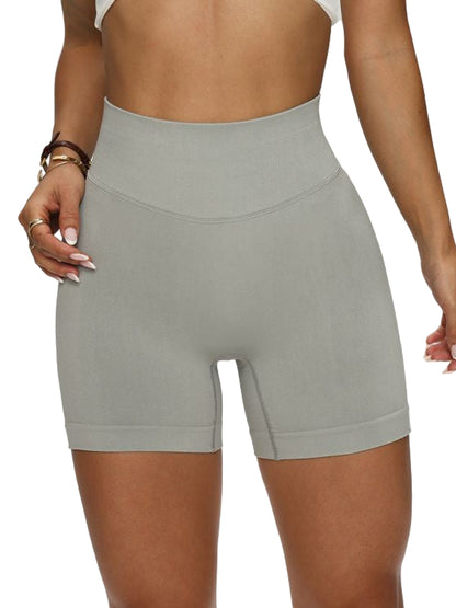 Women's High Waist Butt Lifting Shorts – Seamless Yoga & Workout Shorts
