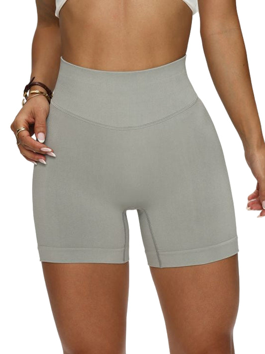 Women's High Waist Butt Lifting Shorts – Seamless Yoga & Workout Shorts