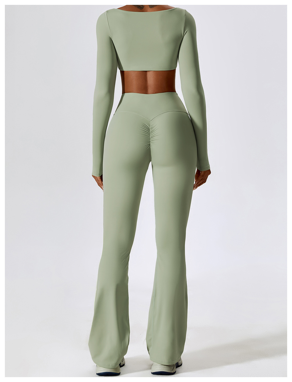 Fashion Nude Feel Yoga Suit