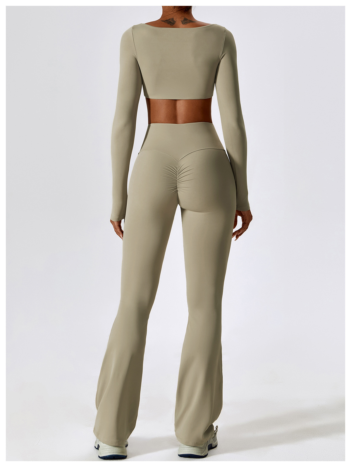 Fashion Nude Feel Yoga Suit