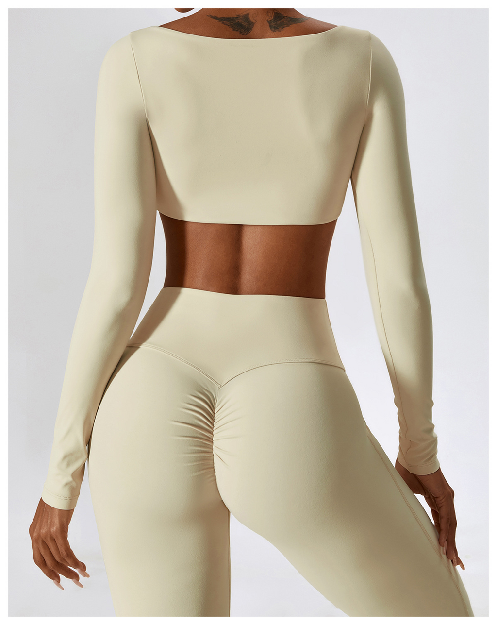 Fashion Nude Feel Yoga Suit