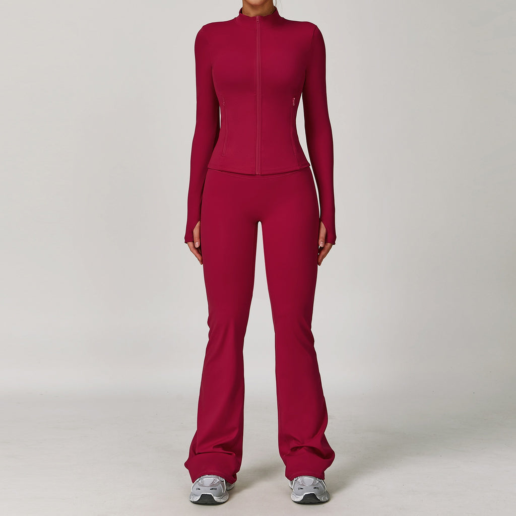 Brushed Sculpt Quick-Dry Yoga Suit