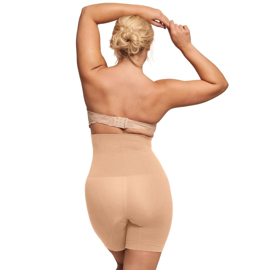 High-Waisted Silky Shaping Pants – Women's Tummy Control Body Shaper Underwear