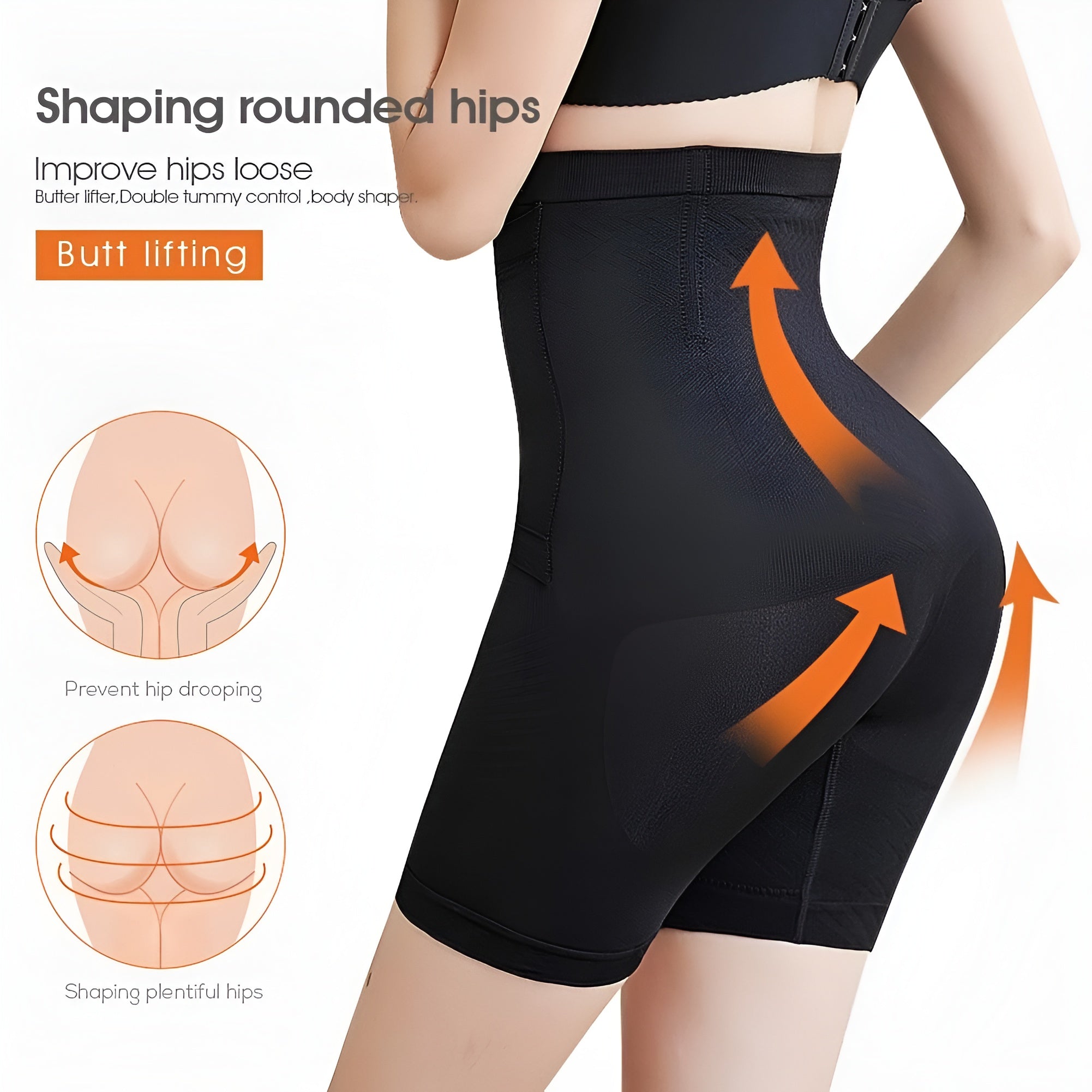 Women's Hip Raise Shaping Pants – Breasted Body Shaper Tummy Control