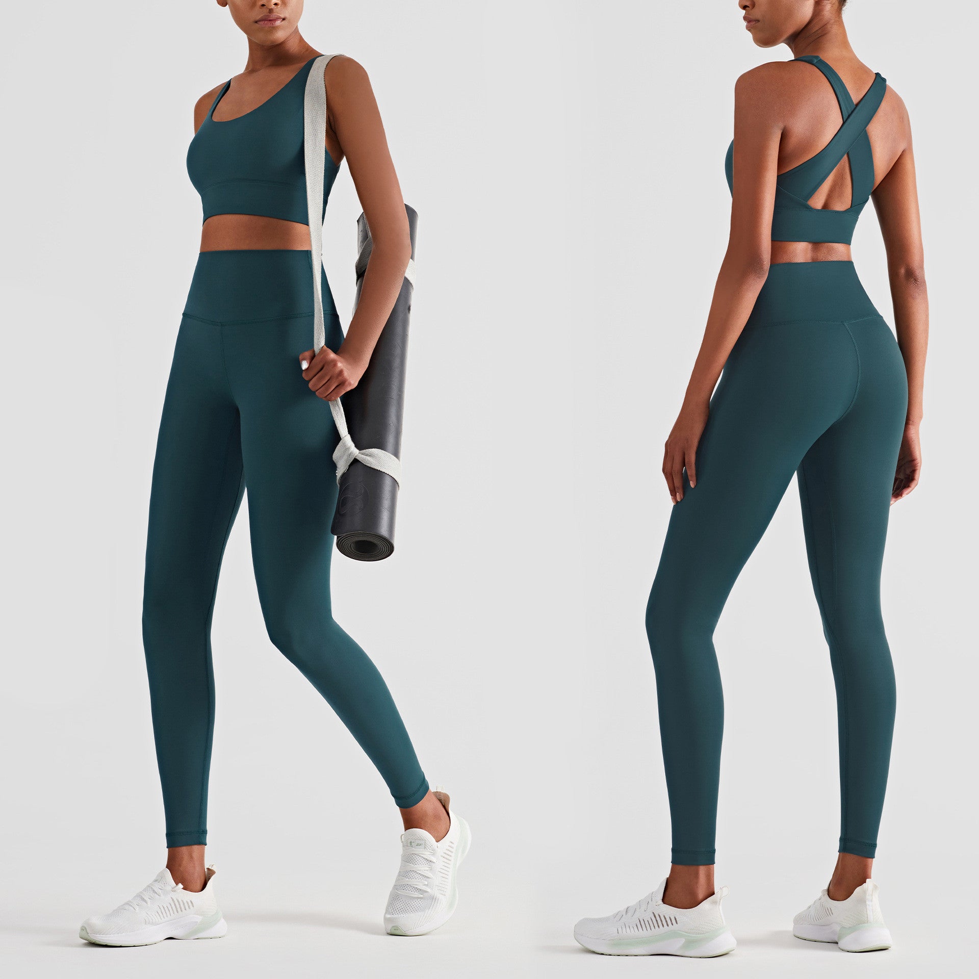 High-waist Buttocks Fitness Pants Beauty Back Yoga Bra