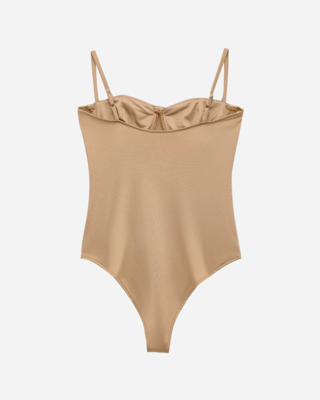 Women’s Slim-Fit High-Waist Silk Satin Bodysuit