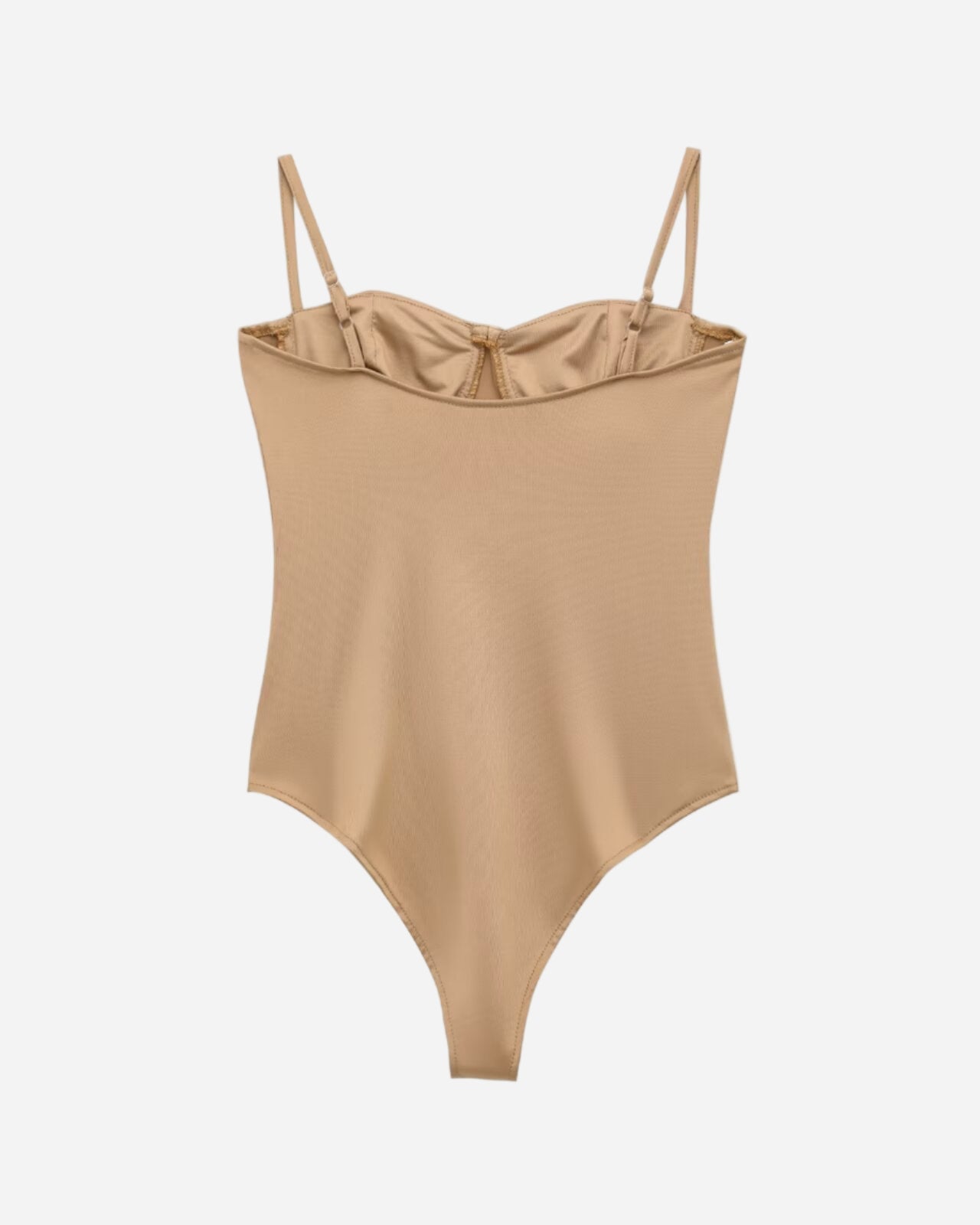 Women’s Slim-Fit High-Waist Silk Satin Bodysuit