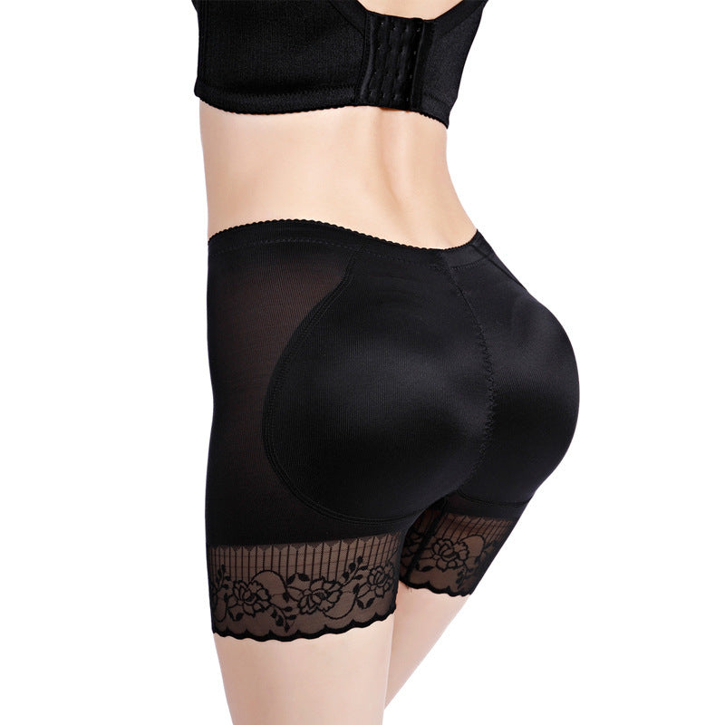 Women's Boxer Jacquard Padded Buttock Body Seamless Shaping Pants