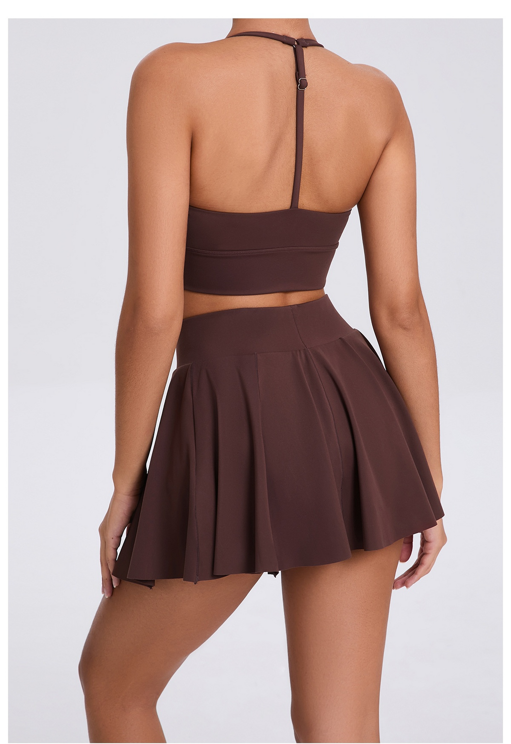 Breathable Bra & Skirt Tennis Set