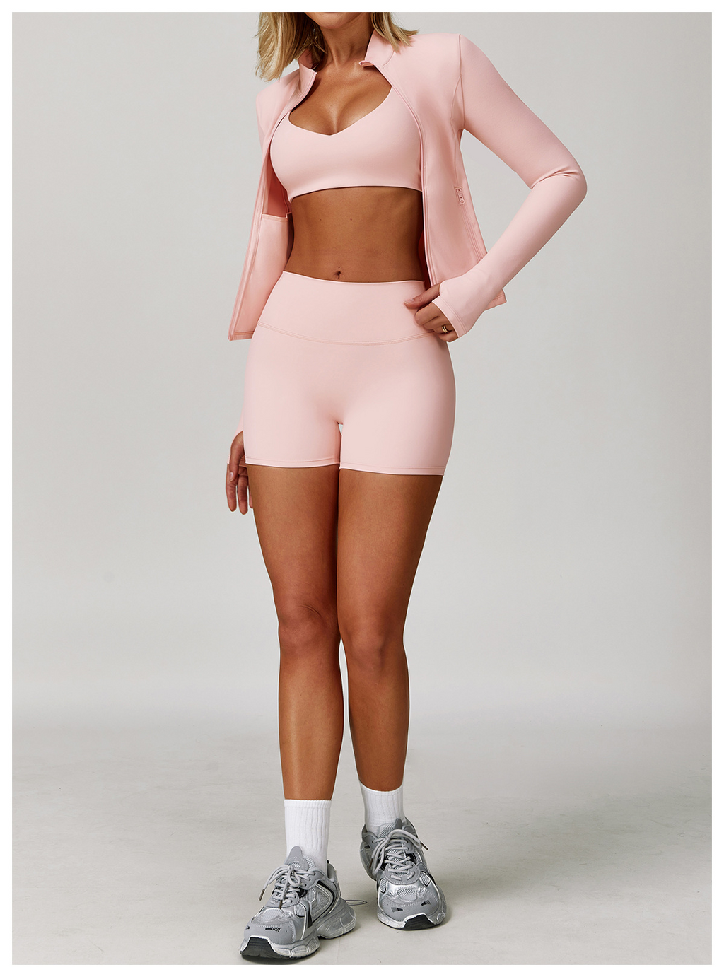 Brushed Sculpt Quick-Dry Yoga Suit