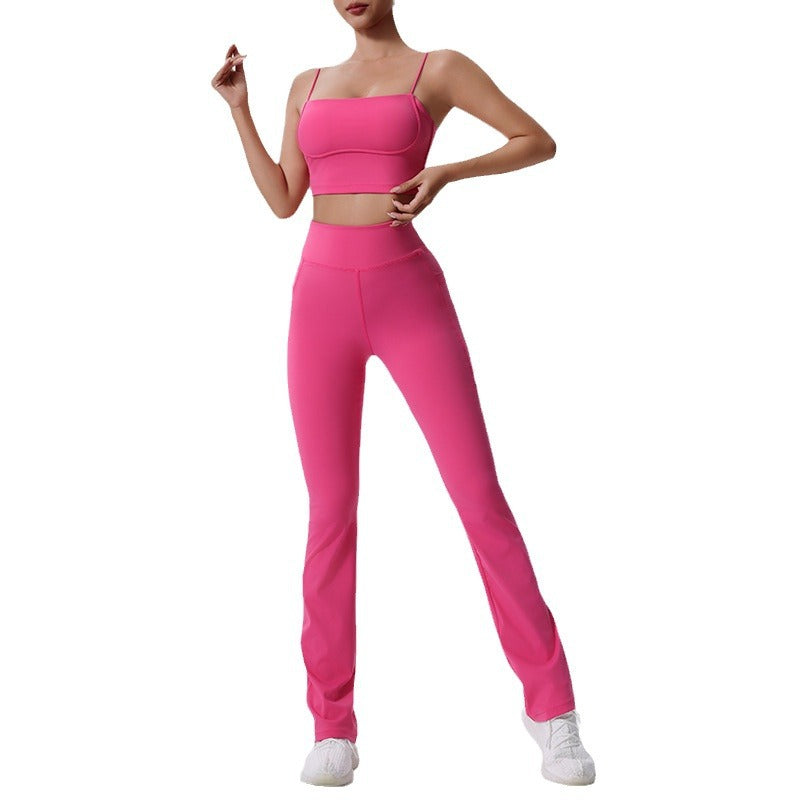 Yoga Clothes Suit Women's Fitness Breathable Sports Two-piece Suit