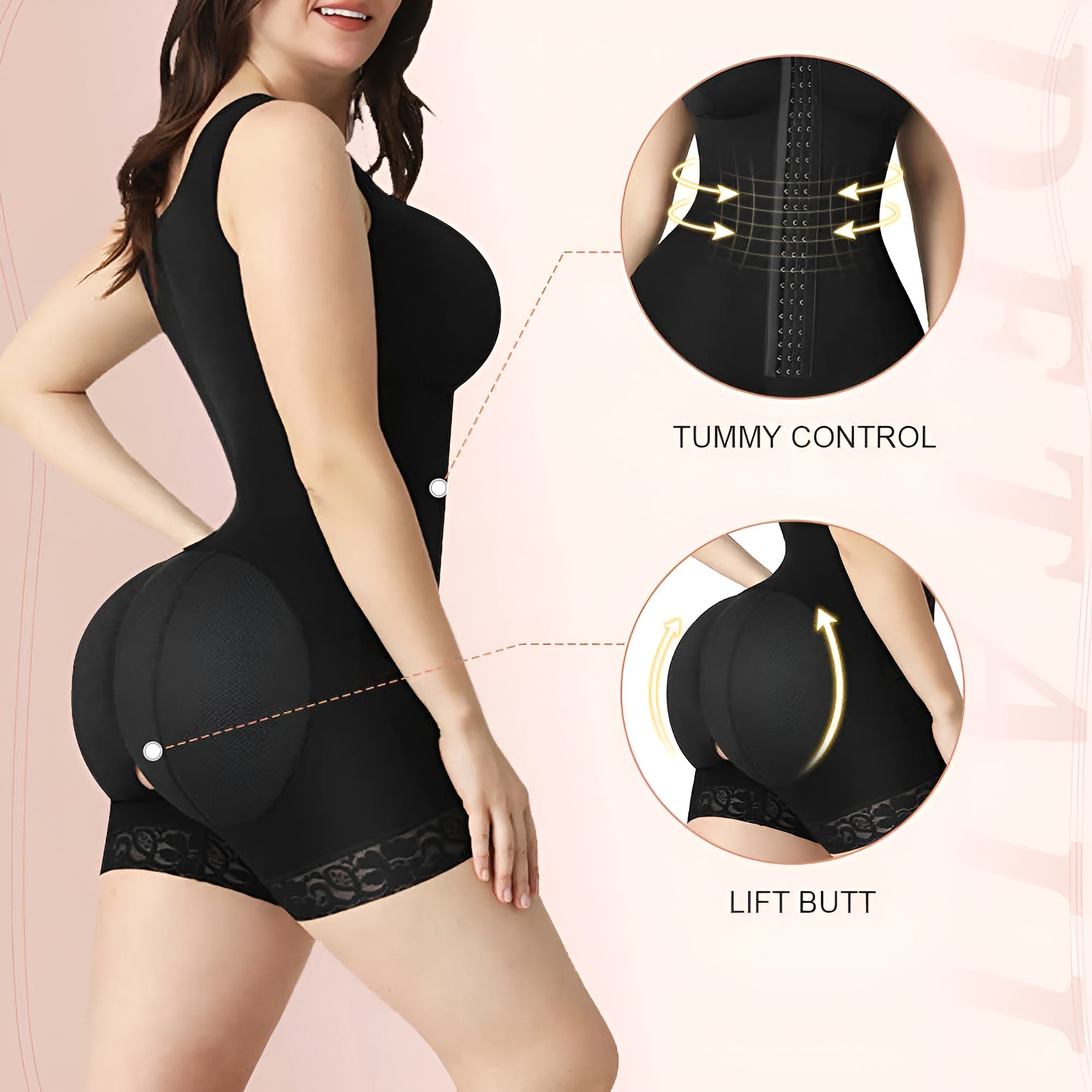 Women’s Full Body Shaper – Tummy Control Slimming Bodysuit