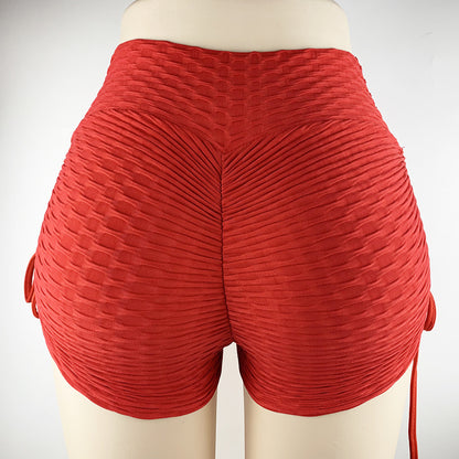 Women's Drawstring Butt-Lifting Shorts – High Waist Gym, Workout & Yoga Activewear