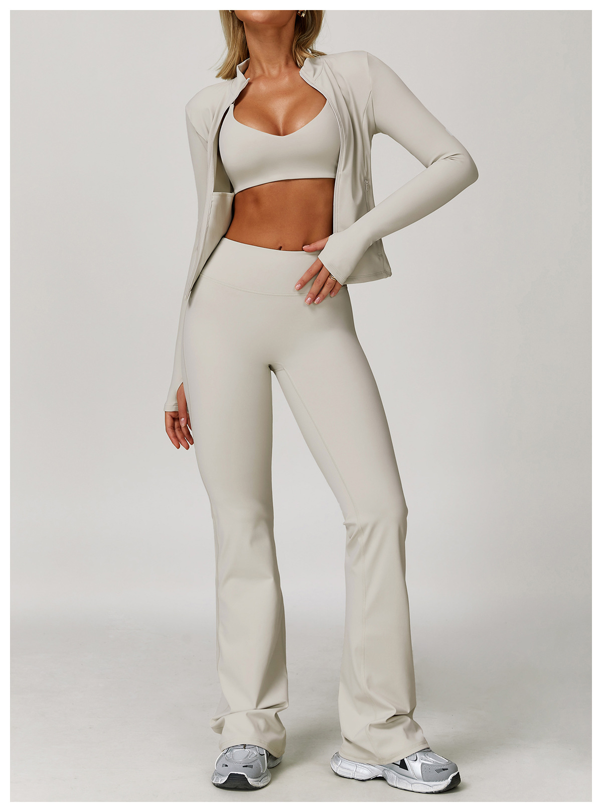 Brushed Sculpt Quick-Dry Yoga Suit
