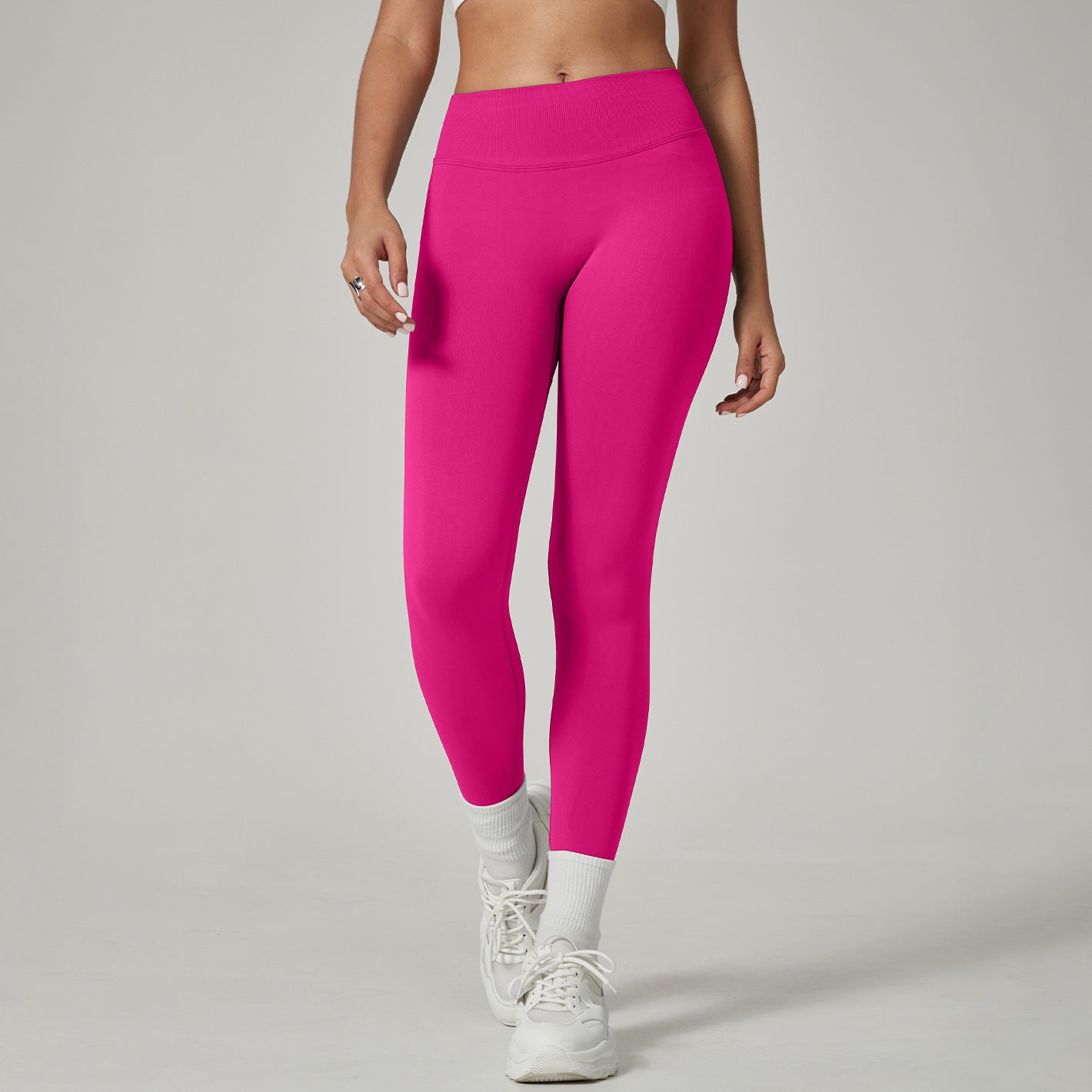 Seamless High Waist Yoga Pants Hip Lifting Workout Pants
