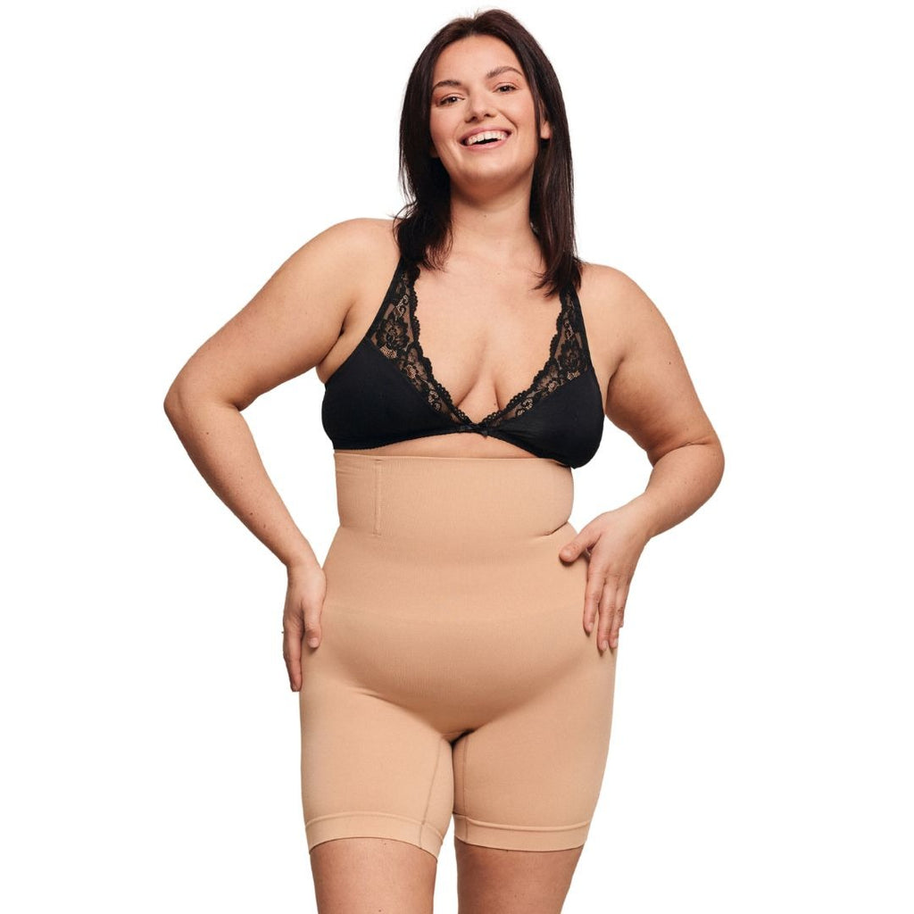 High-Waisted Silky Shaping Pants – Women's Tummy Control Body Shaper Underwear