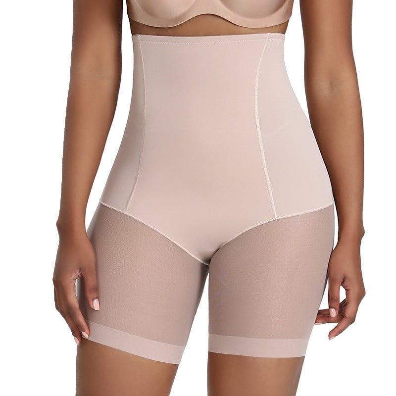 European And American Plus Size Mesh Breathable Shaping Pants Body Shaping Pants