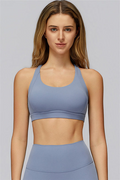 Cross Hollow-Out Beauty Back Yoga Bra