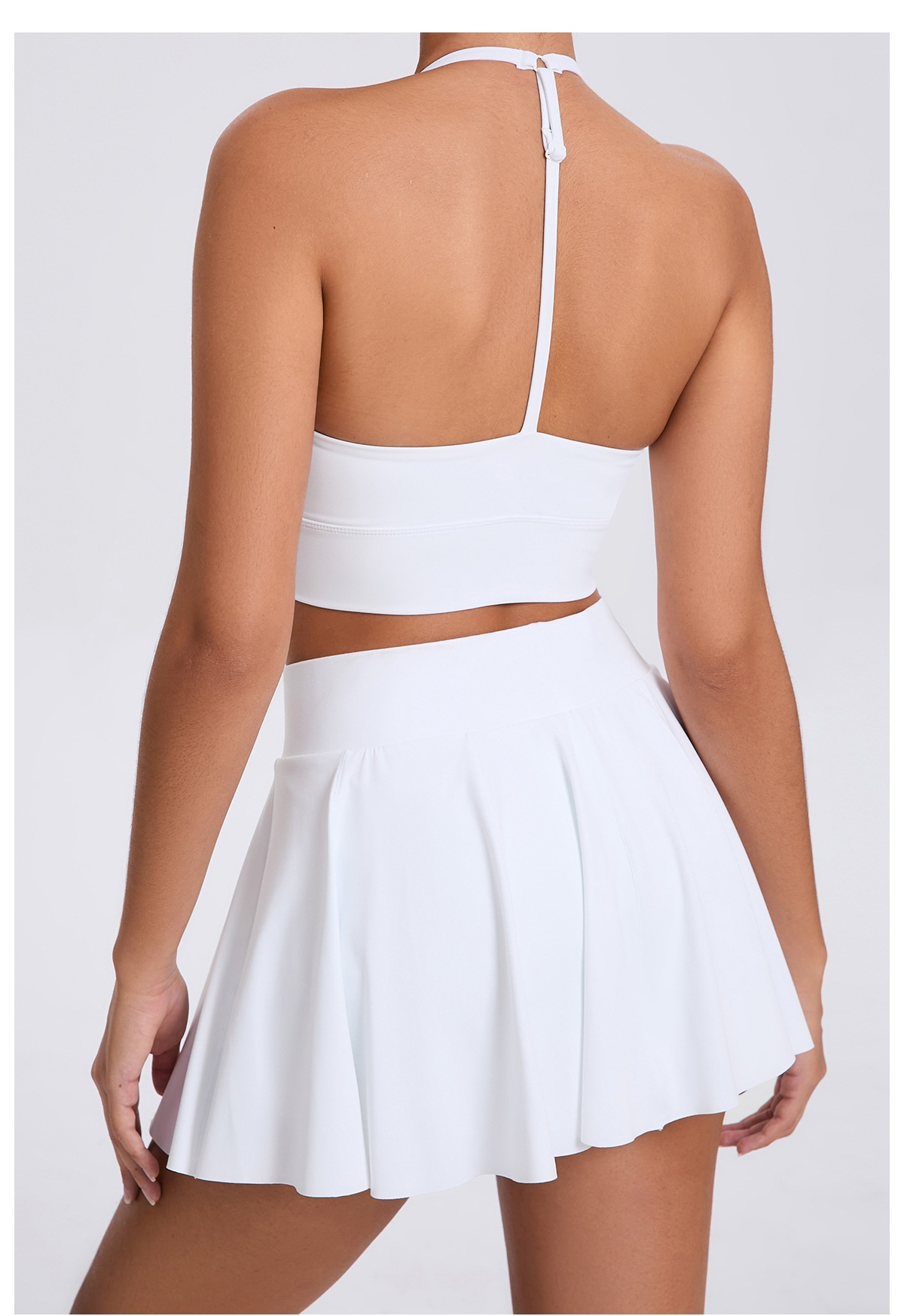 Breathable Bra & Skirt Tennis Set
