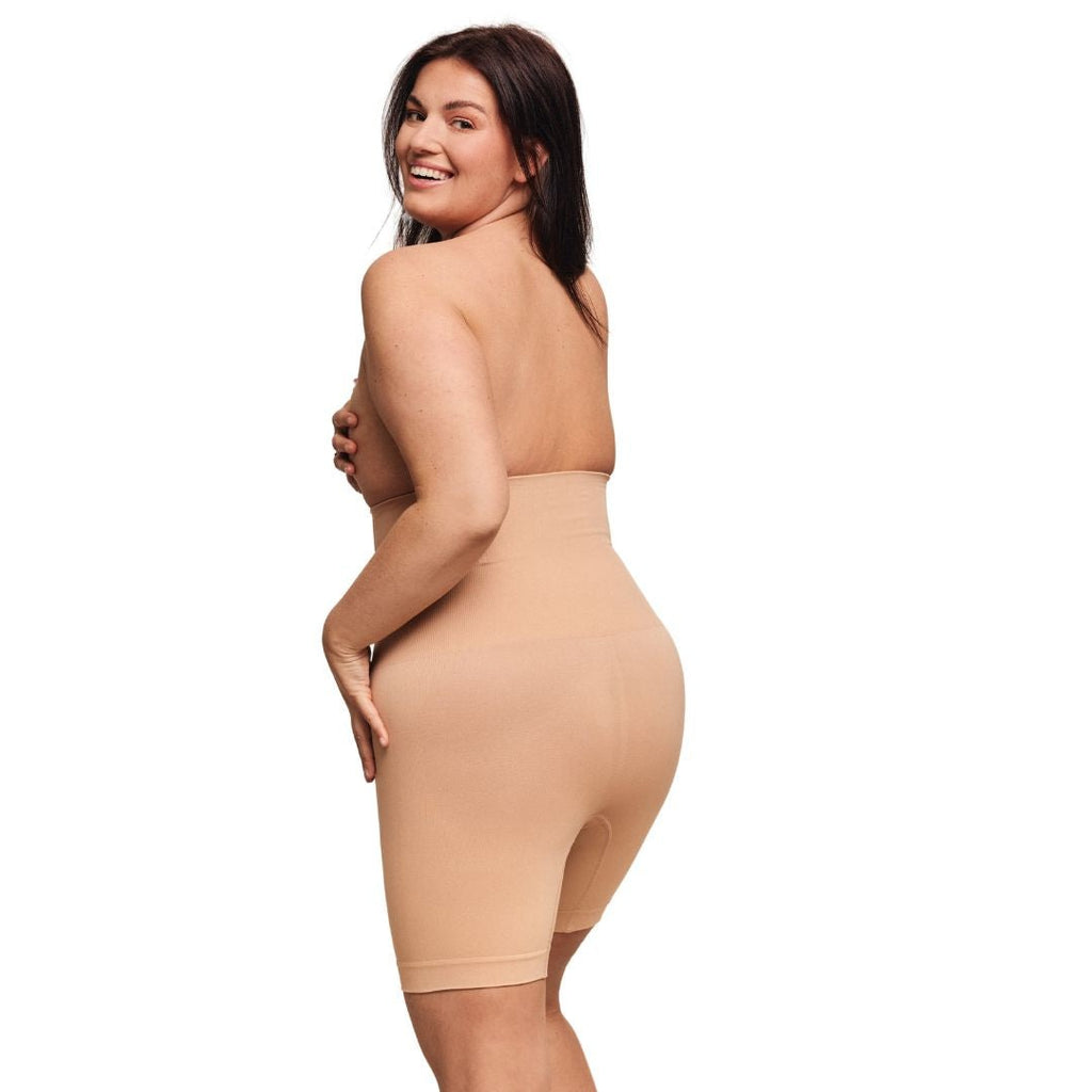 High-Waisted Silky Shaping Pants – Women's Tummy Control Body Shaper Underwear