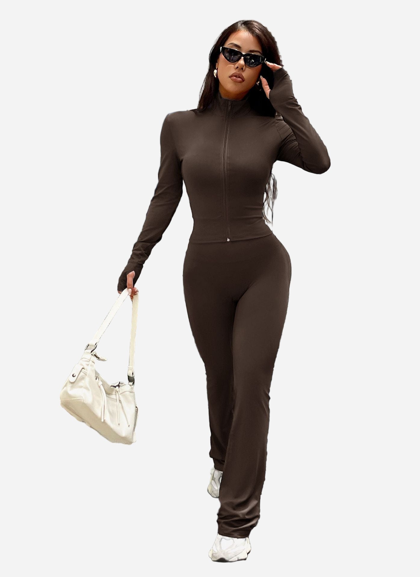 Women’s Long Sleeve Jacket & Yoga Pants Set