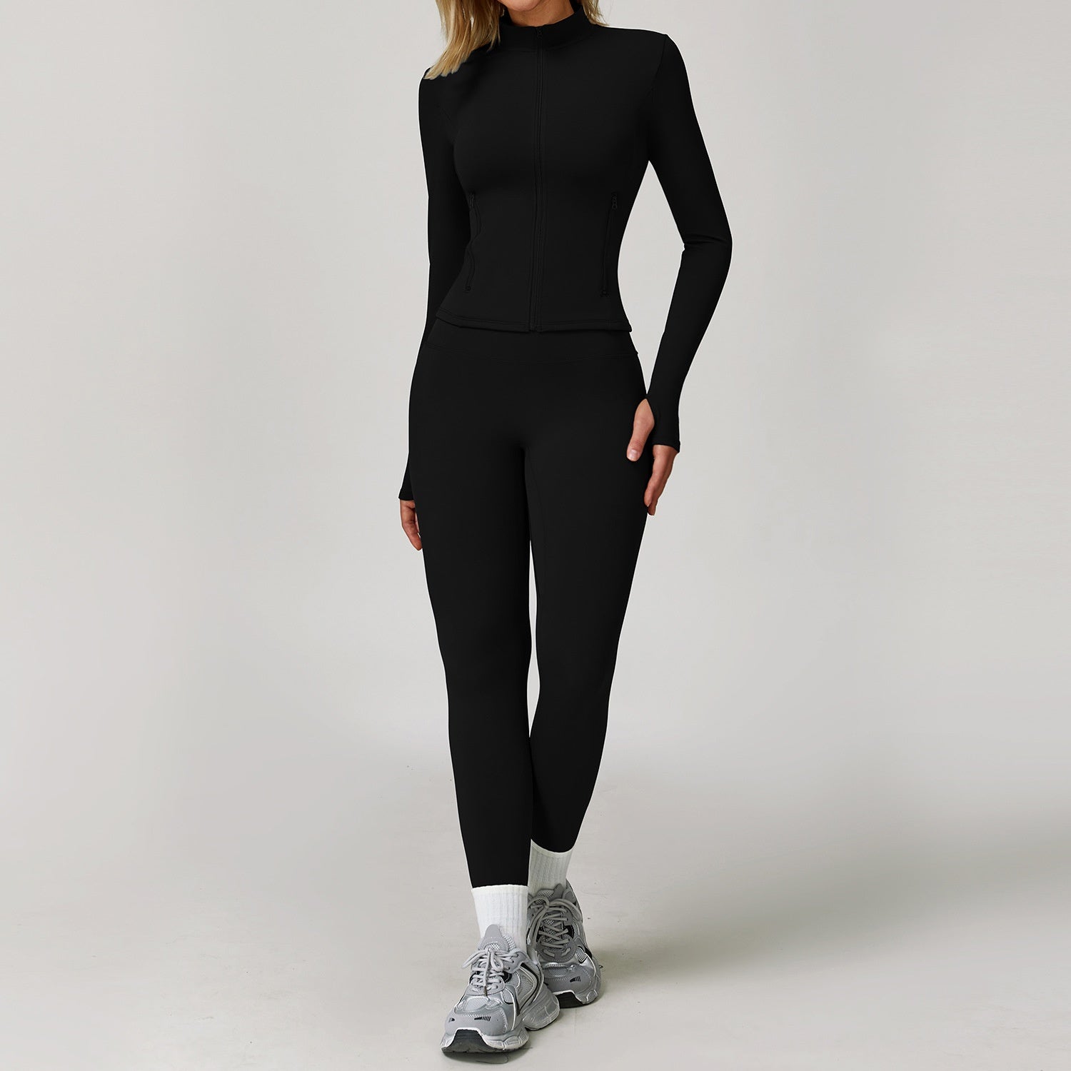 Brushed Sculpt Quick-Dry Yoga Suit