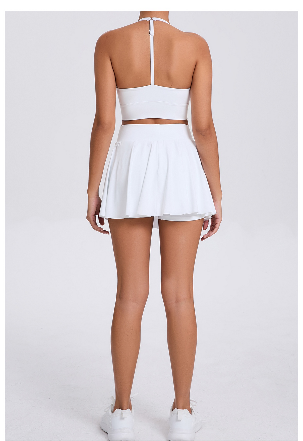 Breathable Bra & Skirt Tennis Set