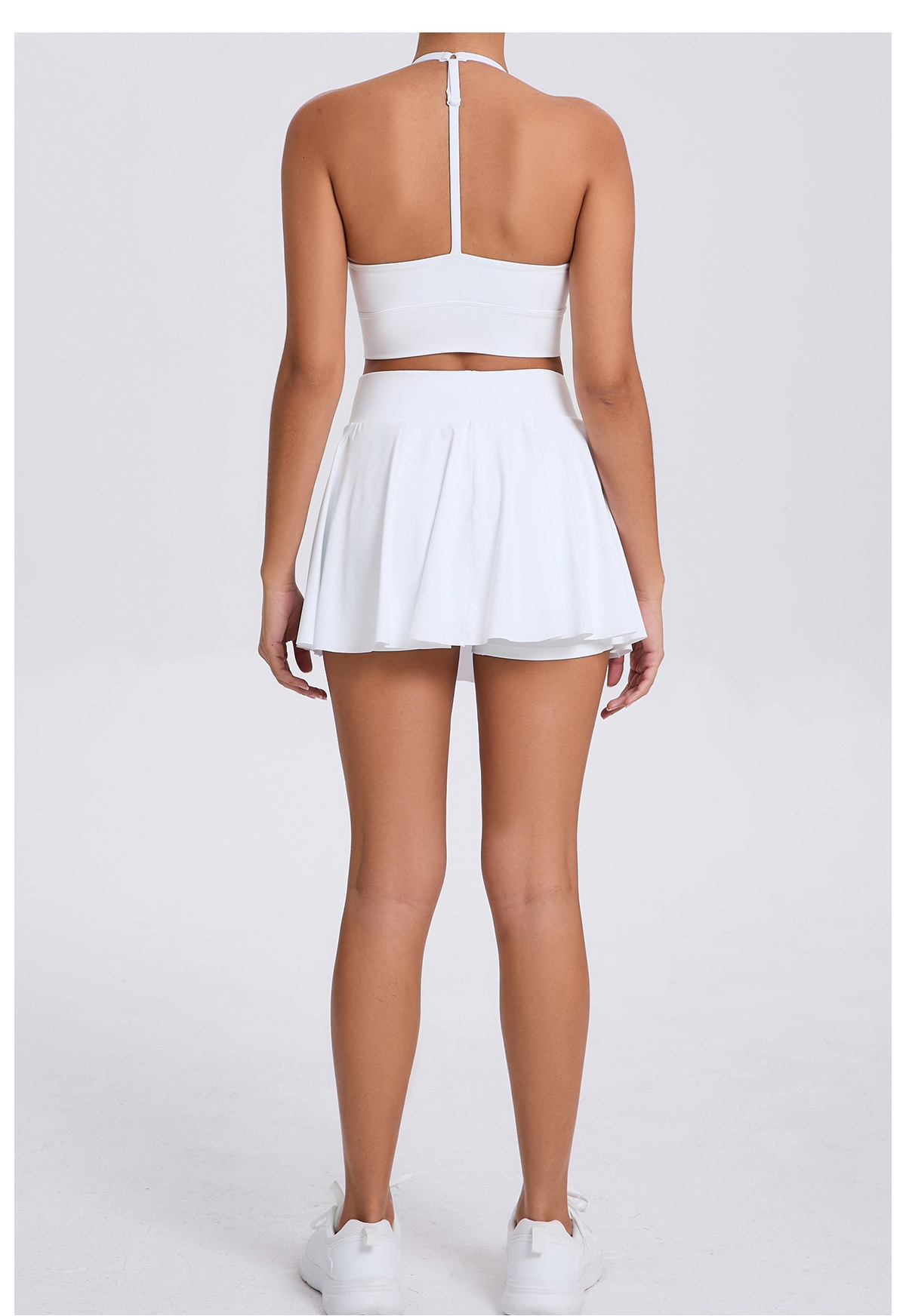 Breathable Bra & Skirt Tennis Set
