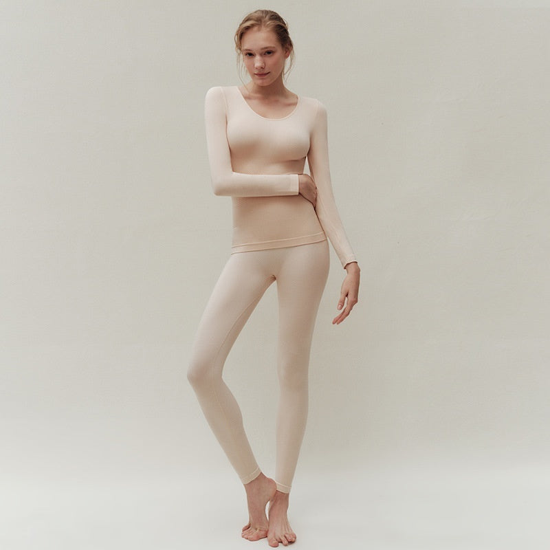 Thermal Suit Female Wool Autumn And Winter Thickening