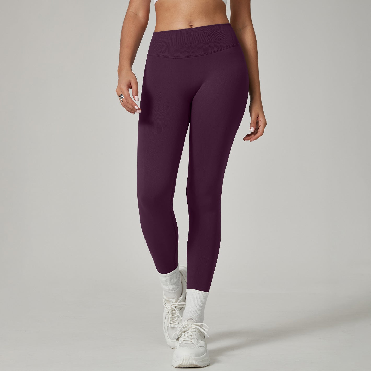 Seamless High Waist Yoga Pants Hip Lifting Workout Pants
