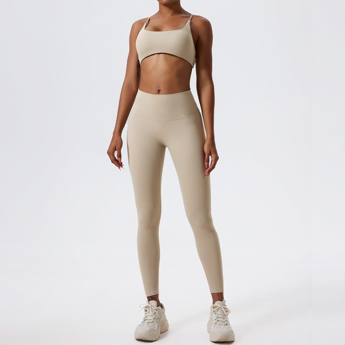 Nude Feel Yoga Suit Beauty Back Breathable Underwear Tight And Quick-drying