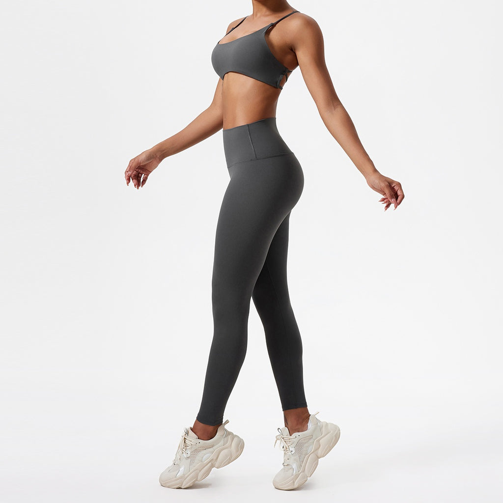 Nude Feel Yoga Suit Beauty Back Breathable Underwear Tight And Quick-drying