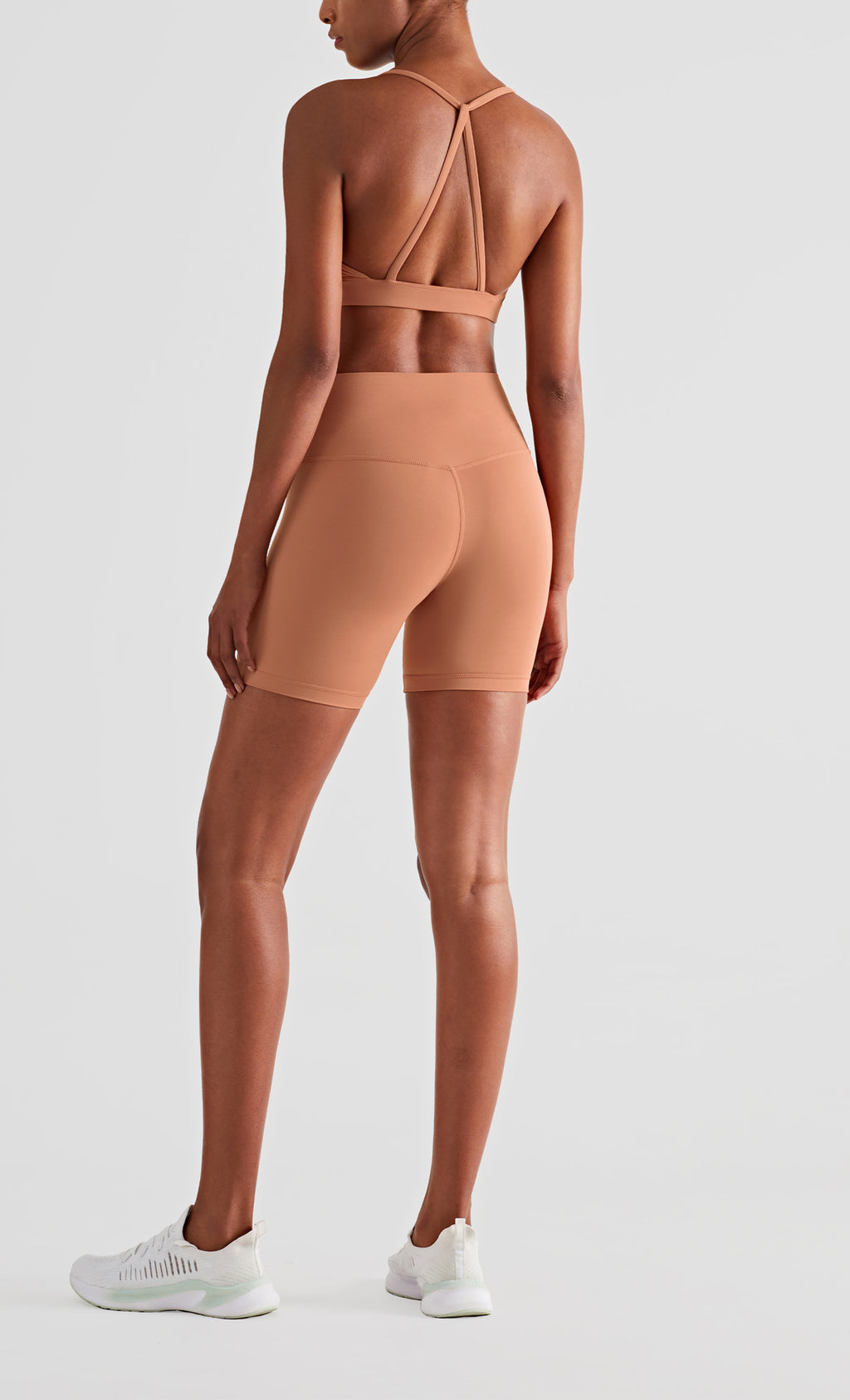 Slim Three-Point Hip Lift Shorts – High-Waist Tummy Control Activewear