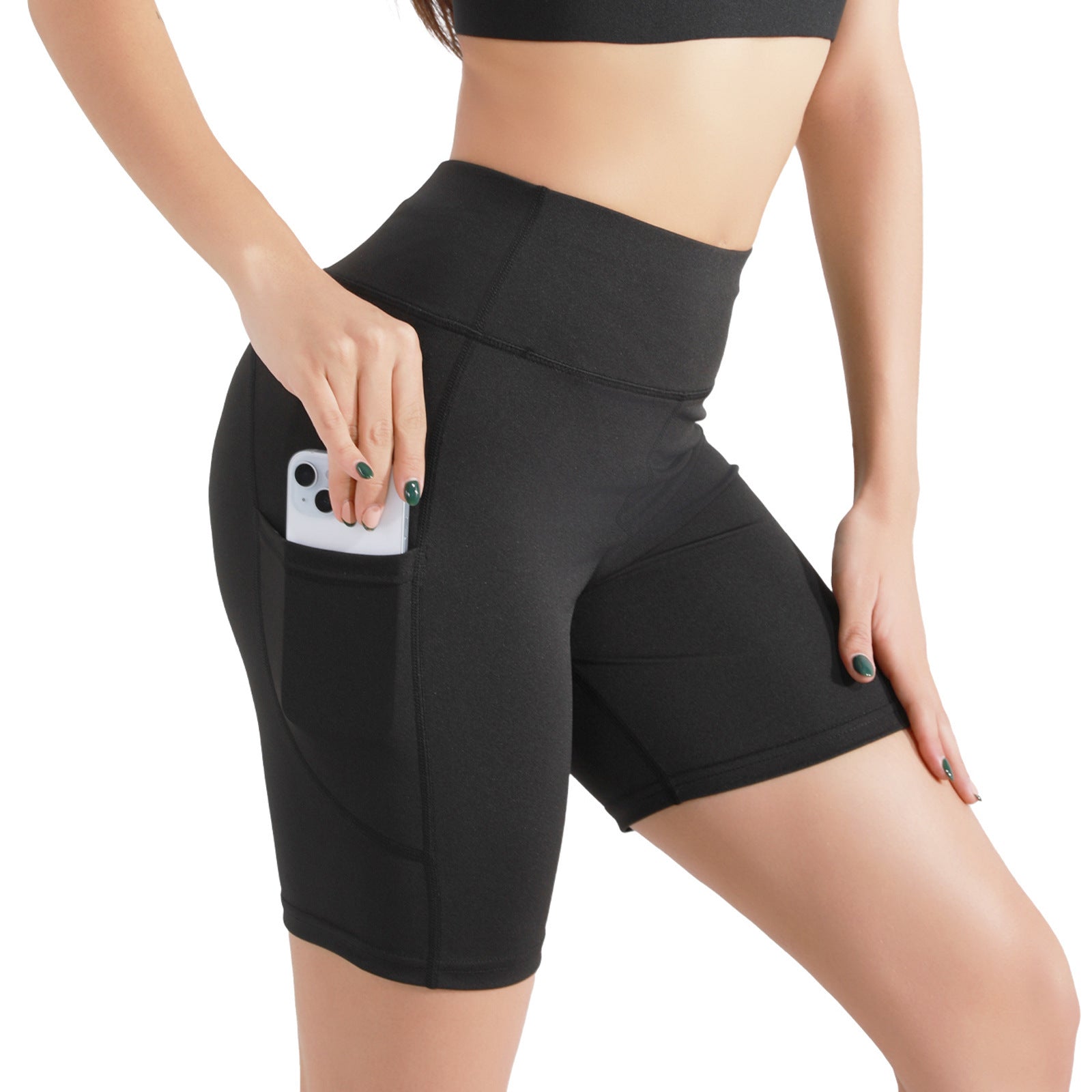 High Waist Hip Lift Sports Shorts