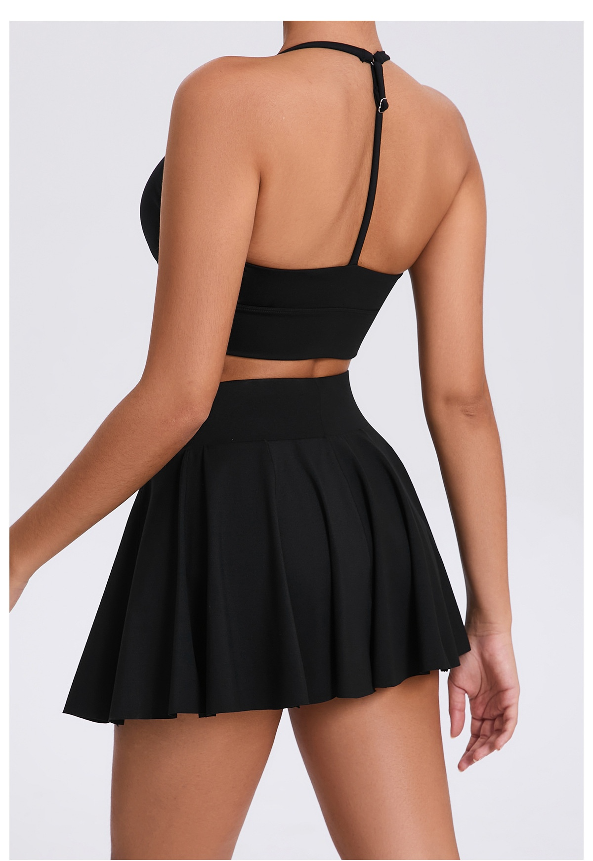 Breathable Bra & Skirt Tennis Set