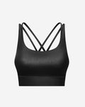 Matte Leather Print Sports Bra