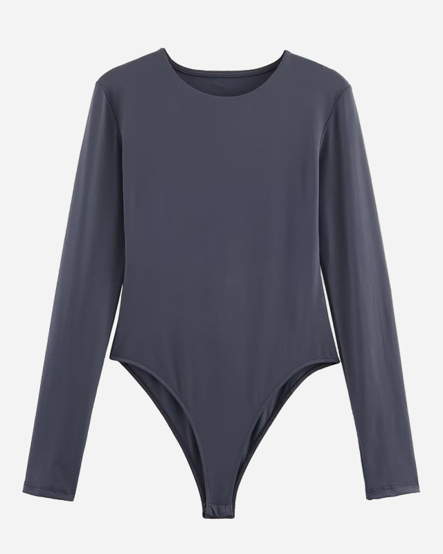 Women's Long-Sleeve Slim Bodysuit