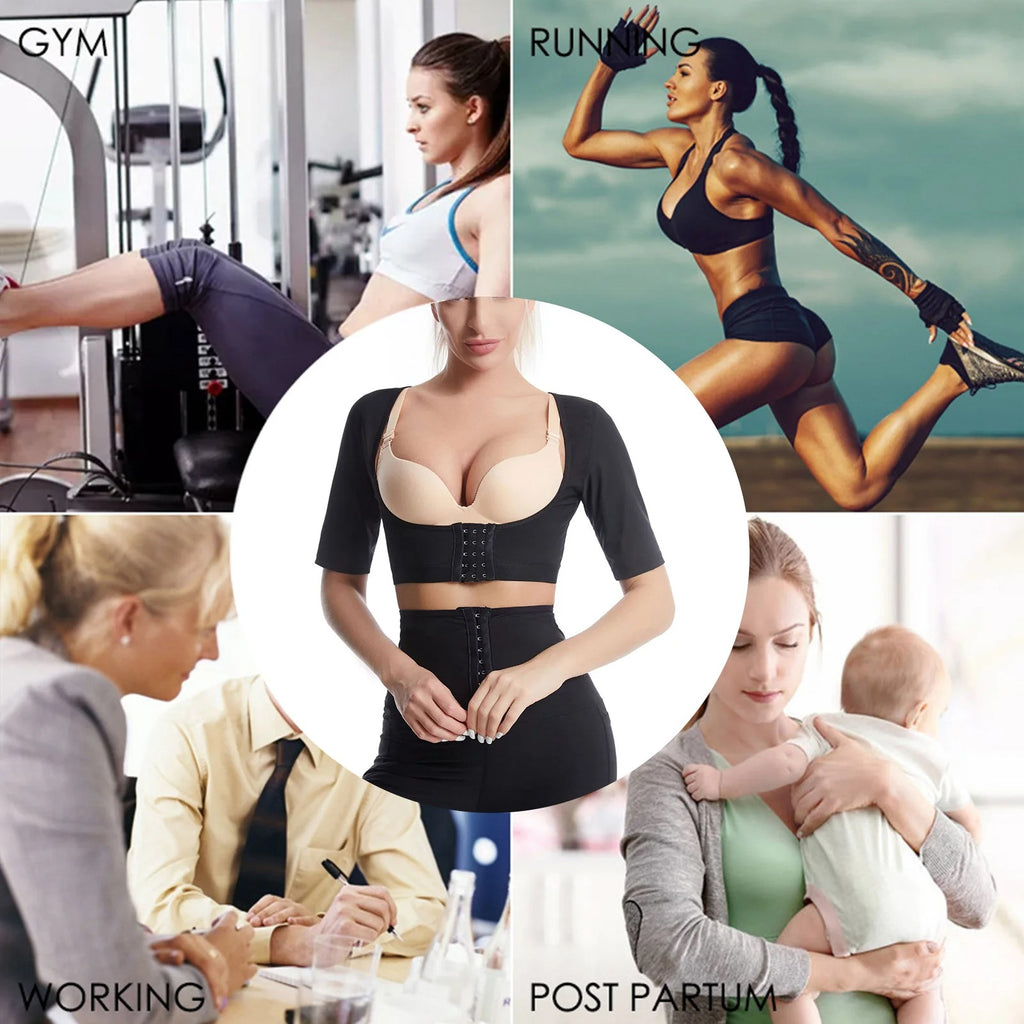 Women's Short Sleeve Vest Shapewear