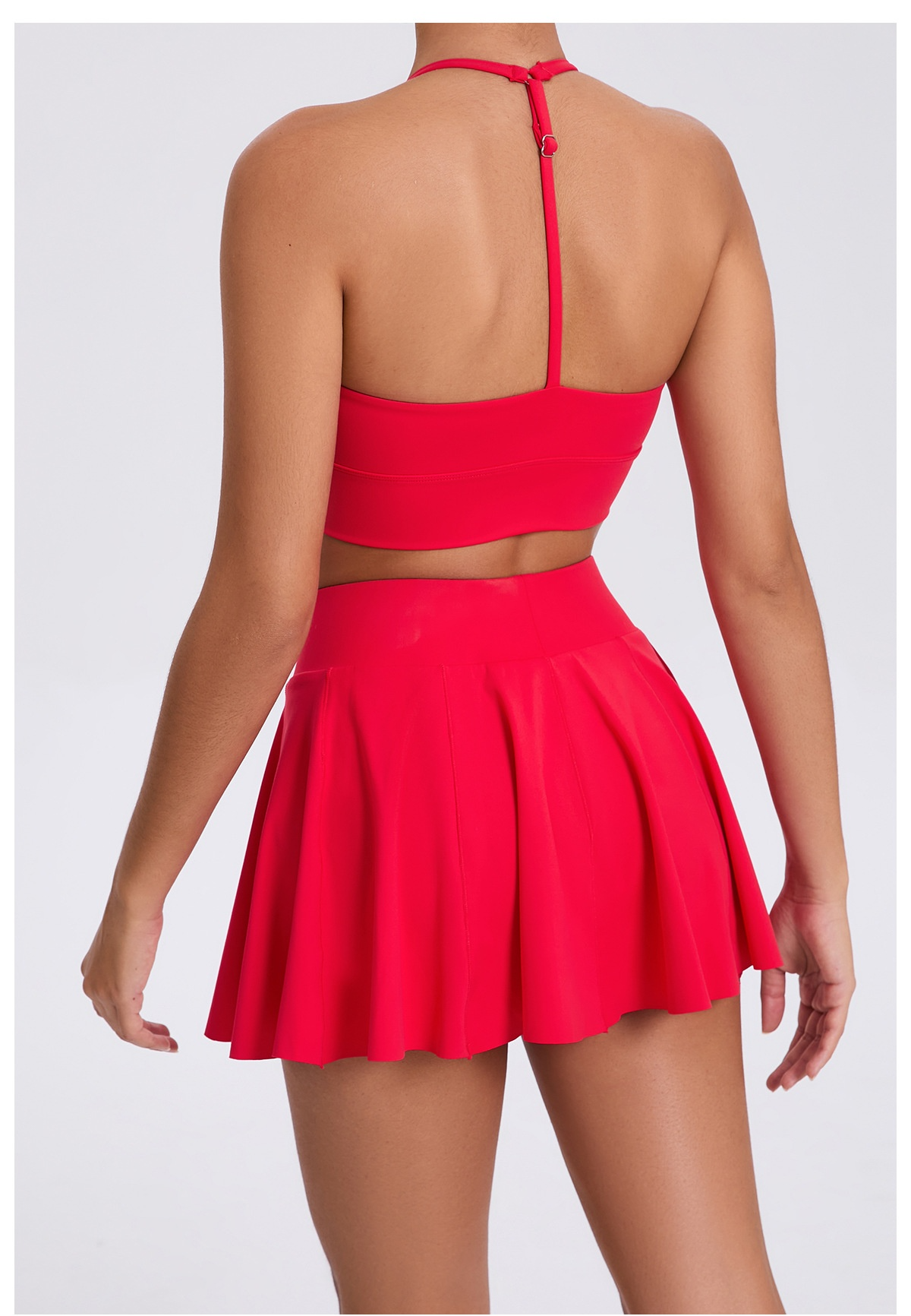 Breathable Bra & Skirt Tennis Set